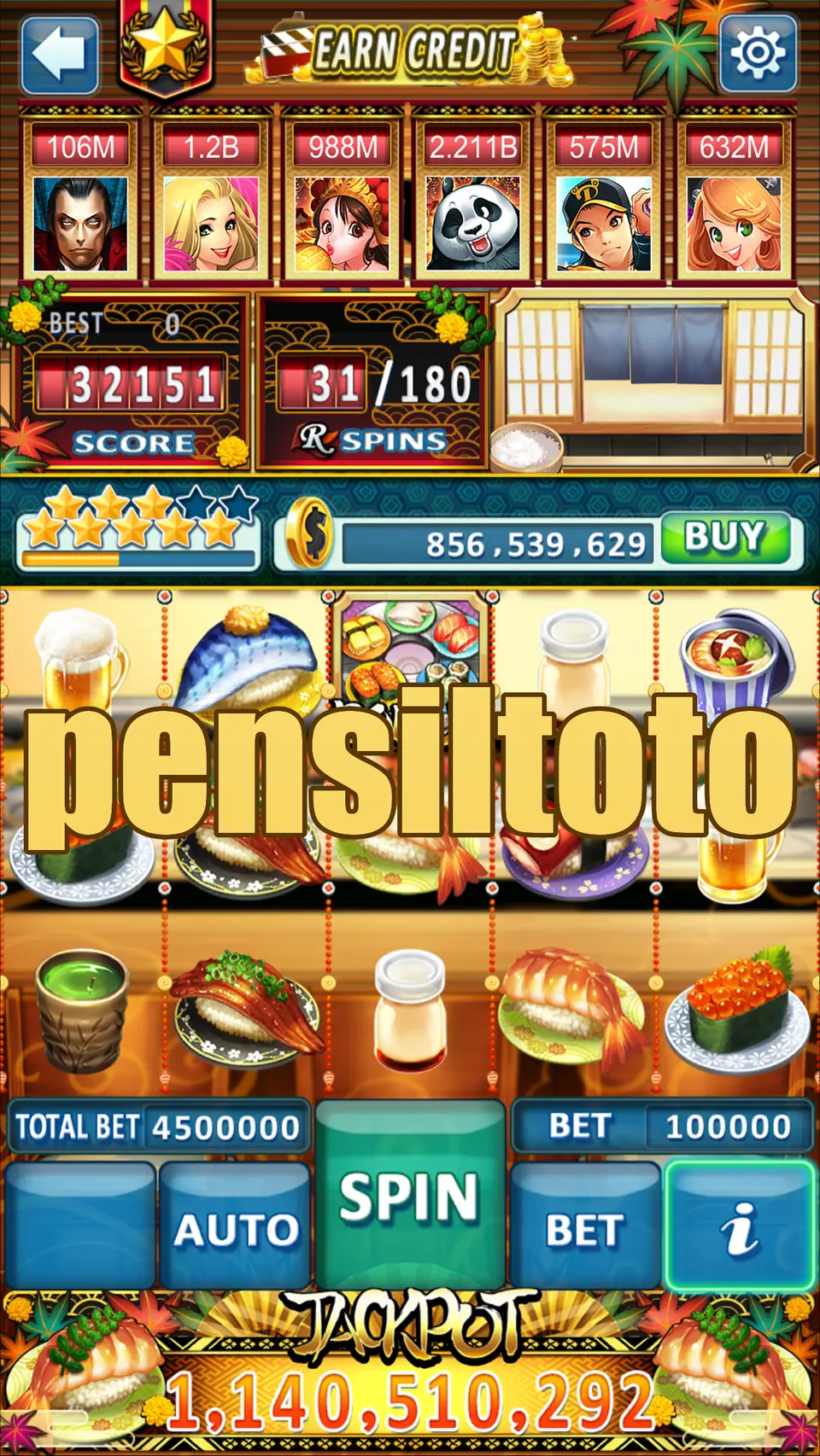 pensiltoto Masuk